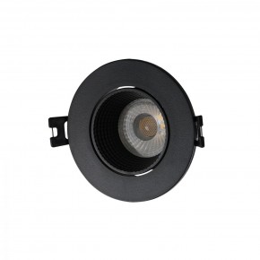 DK3061-BK Встраиваемый светильник, IP 20, 10 Вт, GU5.3, LED, черный/черный, пластик в Каменске-Уральском - kamensk-uralskiy.ok-mebel.com | фото