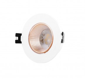 DK3061-WBR Встраиваемый светильник, IP 20, 10 Вт, GU5.3, LED, белый/бронзовый, пластик в Каменске-Уральском - kamensk-uralskiy.ok-mebel.com | фото