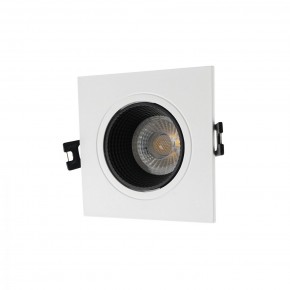 DK3071-WH+BK Встраиваемый светильник, IP 20, 10 Вт, GU5.3, LED, белый/черный, пластик в Каменске-Уральском - kamensk-uralskiy.ok-mebel.com | фото