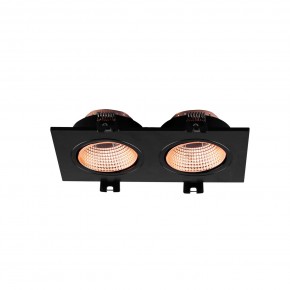 DK3072-BBR Встраиваемый светильник, IP 20, 10 Вт, GU5.3, LED, черный/бронзовый, пластик в Каменске-Уральском - kamensk-uralskiy.ok-mebel.com | фото 2