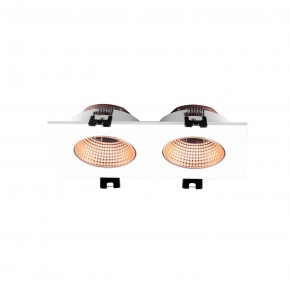 DK3072-WBR Встраиваемый светильник, IP 20, 10 Вт, GU5.3, LED, белый/бронзовый, пластик в Каменске-Уральском - kamensk-uralskiy.ok-mebel.com | фото 2