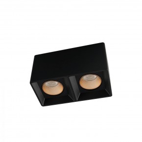 DK3085-BK+BR Светильник накладной IP 20, 10 Вт, GU5.3, LED, черный/бронзовый, пластик в Каменске-Уральском - kamensk-uralskiy.ok-mebel.com | фото
