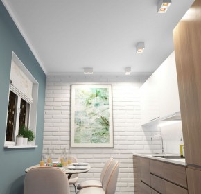 DK3085-WH+BR Светильник накладной IP 20, 10 Вт, GU5.3, LED, белый/бронзовый, пластик в Каменске-Уральском - kamensk-uralskiy.ok-mebel.com | фото 2
