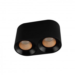 DK3096-BK+BR Светильник накладной IP 20, 10 Вт, GU5.3, LED, черный/бронзовый, пластик в Каменске-Уральском - kamensk-uralskiy.ok-mebel.com | фото