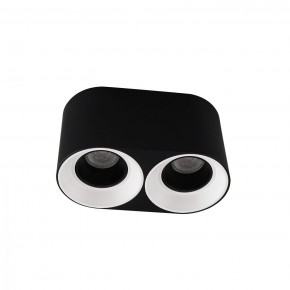 DK3096-BW+BK Светильник накладной IP 20, 10 Вт, GU5.3, LED, черно-белый/черный, пластик в Каменске-Уральском - kamensk-uralskiy.ok-mebel.com | фото