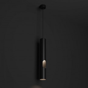 DK4045-BK Подвесной светильник, с декоративным вырезом, IP 20, до 15 Вт, LED, GU10, черный, алюминий в Каменске-Уральском - kamensk-uralskiy.ok-mebel.com | фото 2