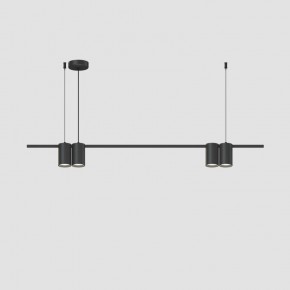 DK4061-BK Подвесной светильник ORBIT, IP20, 4xGU10 LED до 15 Вт, черный матовый, алюминий в Каменске-Уральском - kamensk-uralskiy.ok-mebel.com | фото