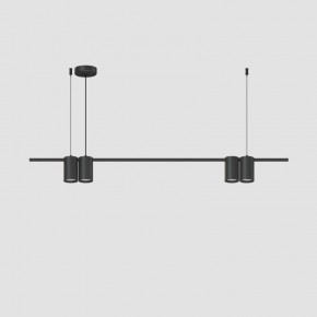 DK4061-BK Подвесной светильник ORBIT, IP20, 4xGU10 LED до 15 Вт, черный матовый, алюминий в Каменске-Уральском - kamensk-uralskiy.ok-mebel.com | фото 2