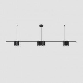 DK4063-BK Подвесной светильник ORBIT, IP20, 7xGU10 LED до 15 Вт, черный матовый, алюминий в Каменске-Уральском - kamensk-uralskiy.ok-mebel.com | фото 2