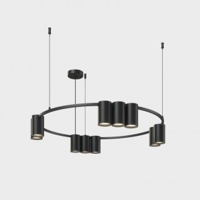 DK4065-BK Подвесной светильник ORBIT, IP20, 10xGU10 LED до 15 Вт, черный матовый, алюминий в Каменске-Уральском - kamensk-uralskiy.ok-mebel.com | фото