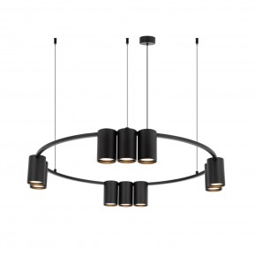 DK4065-BK Подвесной светильник ORBIT, IP20, 10xGU10 LED до 15 Вт, черный матовый, алюминий в Каменске-Уральском - kamensk-uralskiy.ok-mebel.com | фото 3