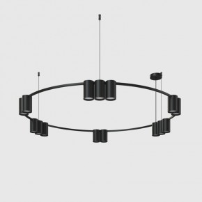 DK4067-BK Подвесной светильник ORBIT, IP20, 15xGU10 LED до 15 Вт, черный матовый, алюминий в Каменске-Уральском - kamensk-uralskiy.ok-mebel.com | фото 2