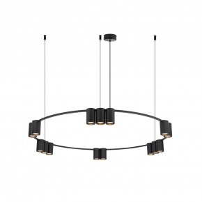 DK4067-BK Подвесной светильник ORBIT, IP20, 15xGU10 LED до 15 Вт, черный матовый, алюминий в Каменске-Уральском - kamensk-uralskiy.ok-mebel.com | фото 3