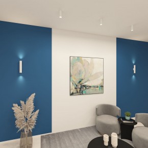 DK5022-WH Настенный светильник, IP20, до 15 Вт, LED, 2xGU10, белый, алюминий в Каменске-Уральском - kamensk-uralskiy.ok-mebel.com | фото 5