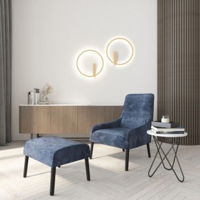 DK5035-SG Бра ROUND со светодиодом, IP20, 24W, 3000/4000/6500K, матовое золото, алюминий в Каменске-Уральском - kamensk-uralskiy.ok-mebel.com | фото 7