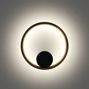 DK5060-BK+SG Бра ORBIT, IP20, 3000К, LED, 10 Вт, черный + сатинированное золото, алюминий в Каменске-Уральском - kamensk-uralskiy.ok-mebel.com | фото 4