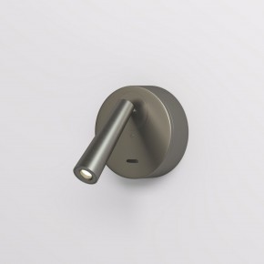 DK5072-DN Бра SHINE WALL со светодиодом, D104*H68, IP20, 3000К, 3W, RA?90, темный никель, алюминий в Каменске-Уральском - kamensk-uralskiy.ok-mebel.com | фото