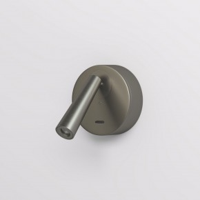 DK5072-DN Бра SHINE WALL со светодиодом, D104*H68, IP20, 3000К, 3W, RA?90, темный никель, алюминий в Каменске-Уральском - kamensk-uralskiy.ok-mebel.com | фото 2