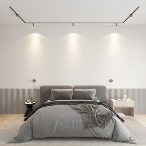 DK5072-DN Бра SHINE WALL со светодиодом, D104*H68, IP20, 3000К, 3W, RA?90, темный никель, алюминий в Каменске-Уральском - kamensk-uralskiy.ok-mebel.com | фото 4