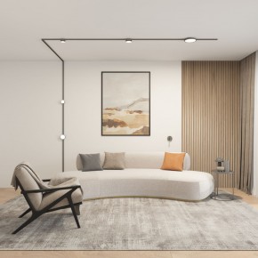 DK5072-DN Бра SHINE WALL со светодиодом, D104*H68, IP20, 3000К, 3W, RA?90, темный никель, алюминий в Каменске-Уральском - kamensk-uralskiy.ok-mebel.com | фото 5