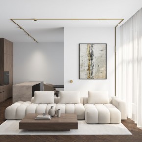 DK5072-SB Бра SHINE WALL со светодиодом, D104*H68, IP20, 3000К, 3W, RA?90, сатинированная латунь, алюминий в Каменске-Уральском - kamensk-uralskiy.ok-mebel.com | фото 6