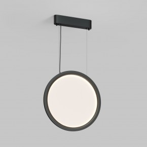 DK6604-BK Подвесной вертикальный светильник Veil со светодиодом H1500 d450 220V 36W 3000-6000K IP20 черный алюминий в Каменске-Уральском - kamensk-uralskiy.ok-mebel.com | фото