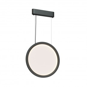 DK6604-BK Подвесной вертикальный светильник Veil со светодиодом H1500 d450 220V 36W 3000-6000K IP20 черный алюминий в Каменске-Уральском - kamensk-uralskiy.ok-mebel.com | фото 3