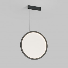 DK6606-BK Подвесной вертикальный светильник Veil со светодиодом H1700 d600 220V 48W 3000-6000K IP20 черный алюминий в Каменске-Уральском - kamensk-uralskiy.ok-mebel.com | фото