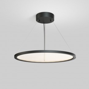 DK6616-BK Подвесной горизонтальный светильник Veil со светодиодом H900 d600 220V 48W 3000-6000K IP20 черный алюминий в Каменске-Уральском - kamensk-uralskiy.ok-mebel.com | фото