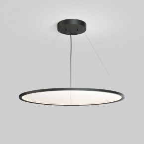 DK6620-BK Подвесной горизонтальный светильник Veil со светодиодом H900 d1000 220V 82W 3000-6000K IP20 черный алюминий в Каменске-Уральском - kamensk-uralskiy.ok-mebel.com | фото