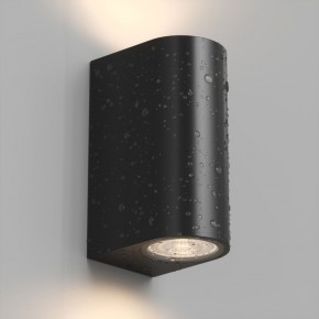 DK9791-BK Настенный уличный светильник NARVIK, IP44, 2хGU10 LED, до 15 Вт, черный, алюминий в Каменске-Уральском - kamensk-uralskiy.ok-mebel.com | фото 3