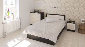 Фиеста Кровать 1200, цвет венге/дуб лоредо, ШхГхВ 123,5х203,5х80 см., сп.м. 1200х2000 мм., без матраса, основание есть в Каменске-Уральском - kamensk-uralskiy.ok-mebel.com | фото 5