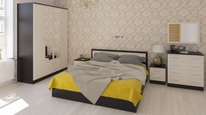 Фиеста Кровать 1800, цвет венге/дуб лоредо, ШхГхВ 183,5х203,5х80 см., сп.м. 1800х2000 мм., без матраса, основание есть в Каменске-Уральском - kamensk-uralskiy.ok-mebel.com | фото 5