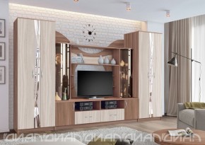 Гостиная Аллегро с 2 шкафами вариант-5 (Ясень светлый/тёмный) в Каменске-Уральском - kamensk-uralskiy.ok-mebel.com | фото 3