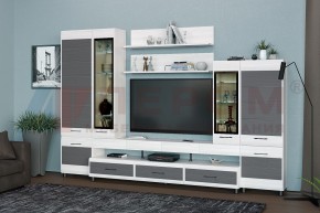 Гостиная Камелия Композиция 3 (Снежный ясень - серый) в Каменске-Уральском - kamensk-uralskiy.ok-mebel.com | фото