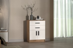 Комод Эконом (Дуб крафт золотой/Белый текстурный) в Каменске-Уральском - kamensk-uralskiy.ok-mebel.com | фото 3