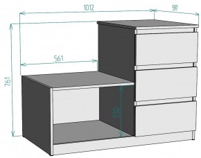 Комод Мальта K207 в Каменске-Уральском - kamensk-uralskiy.ok-mebel.com | фото 2