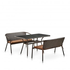 Комплект мебели из иск. ротанга T286A/S139A-W53 Brown в Каменске-Уральском - kamensk-uralskiy.ok-mebel.com | фото 2