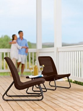 Комплект мебель Рио Патио (Rio Patio set) виски-коричневый в Каменске-Уральском - kamensk-uralskiy.ok-mebel.com | фото 3