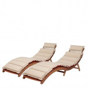 Комплект шезлонги и столик AFM-803A-T133 Beige (2+1) в Каменске-Уральском - kamensk-uralskiy.ok-mebel.com | фото 2