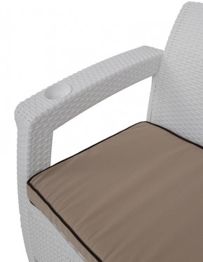 Комплект уличной мебели Yalta Premium Terrace Set (Ялта) белый (+подушки под спину) в Каменске-Уральском - kamensk-uralskiy.ok-mebel.com | фото 5