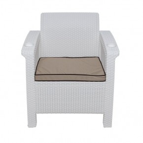 Комплект уличной мебели Yalta Premium Terrace Set (Ялта) белый (+подушки под спину) в Каменске-Уральском - kamensk-uralskiy.ok-mebel.com | фото 6