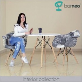 Кресло Barneo N-14 Patchwork черно-белый в Каменске-Уральском - kamensk-uralskiy.ok-mebel.com | фото 3