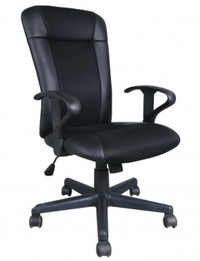Кресло BRABIX "Optima MG-370" (экокожа/ткань, черное) 531580 в Каменске-Уральском - kamensk-uralskiy.ok-mebel.com | фото