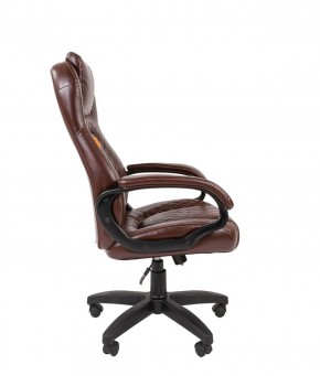Кресло для руководителя  CHAIRMAN 432 (Экокожа коричневая) в Каменске-Уральском - kamensk-uralskiy.ok-mebel.com | фото 3