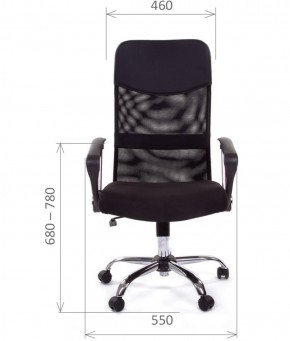 Кресло для руководителя CHAIRMAN 610 N (15-21 черный/сетка черный) в Каменске-Уральском - kamensk-uralskiy.ok-mebel.com | фото 4