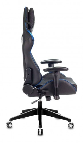 Кресло игровое Бюрократ VIKING 4 AERO BLUE черный/синий в Каменске-Уральском - kamensk-uralskiy.ok-mebel.com | фото 8