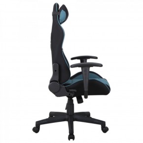 Кресло компьютерное BRABIX "GT Racer GM-100" (черное/голубое) 531818 в Каменске-Уральском - kamensk-uralskiy.ok-mebel.com | фото 3