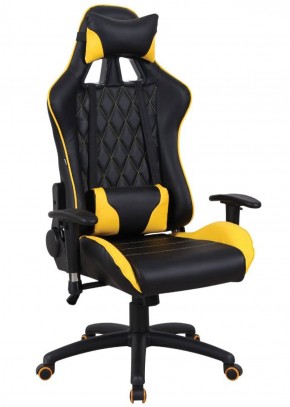 Кресло компьютерное BRABIX "GT Master GM-110" (черное/желтое) 531927 в Каменске-Уральском - kamensk-uralskiy.ok-mebel.com | фото