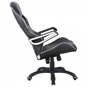 Кресло компьютерное BRABIX Techno Pro GM-003 (экокожа черное/серое, вставки серые) 531814 в Каменске-Уральском - kamensk-uralskiy.ok-mebel.com | фото 6